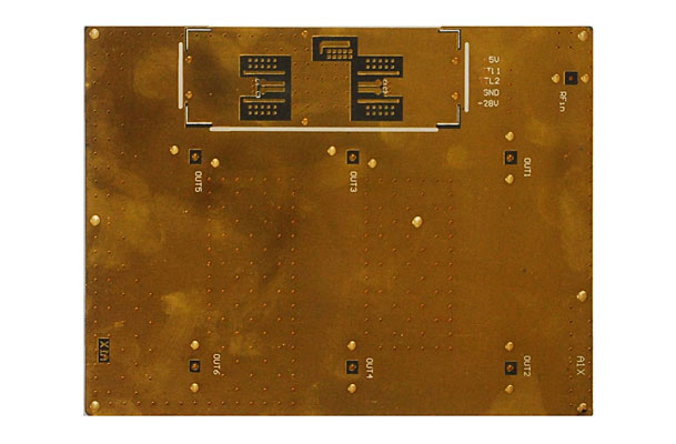4 Layers Gold Mix  High Frequency Board